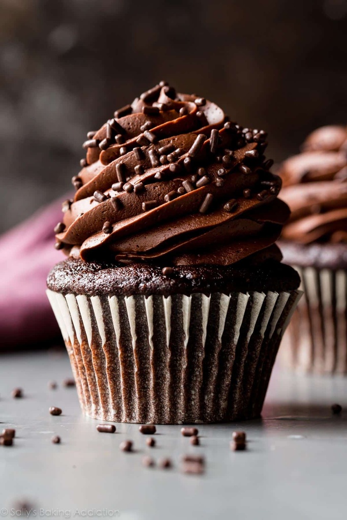 Cupcake de chocolate