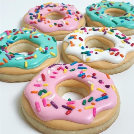 Galleta Dona de Vainilla